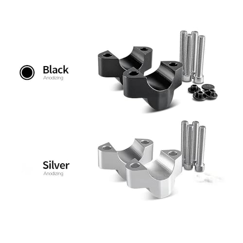 Réhausseur de guidon moto adaptateur extension collier serrage - 7
