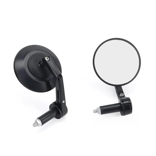 Espejos retrovisores moto universales de vidrio de 95 mm para manillar de bicicleta y motocicleta 4
