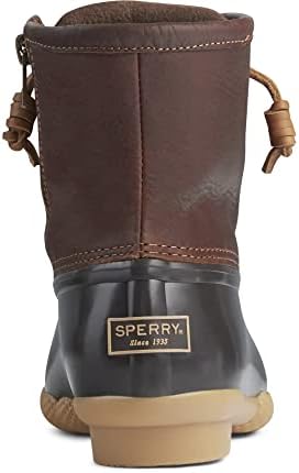 Sperry Women's Saltwater Boots, Tan/Dk Brown, 7.5 | Image 5