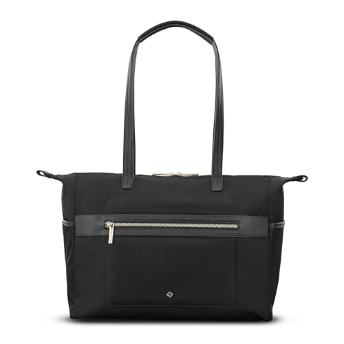 Image of Samsonite Mobile Solution 2 Tote - Laptop & Work Tote with Padded Laptop Sleeve, Organizer Pockets, StackIt Strap