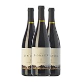 Más Que Vinos MQV La Meseta Vino de la Tierra de Castilla Roble 75 cl Vino tinto (Caja de 3 Botellas de 75 cl)