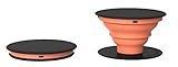 PopSockets: Expanding Phone Stand and Grip - Works with all Smartphones Including iPhone and Galaxy (Single PopSocket, Black-Orange-Black)