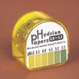Micro Essential Hydrion 160E E Wide Range Single Roll pH Test Paper Refills for Dispenser, 13 to 14 pH Range (Case of 10)