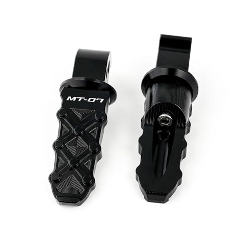 Repose-pieds moto pour Tracer MT07 MT09 MT03 aluminium noir