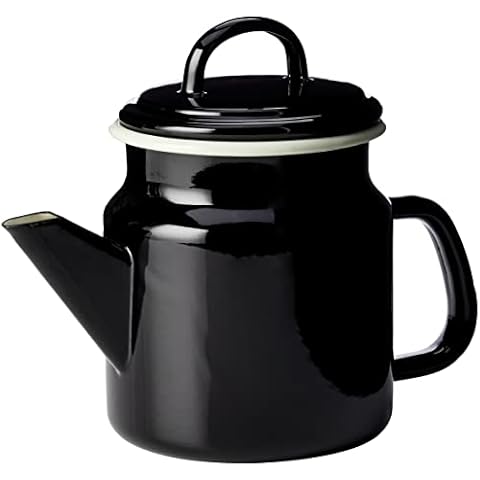 Dexam Vintage Black Coffee Pot, 22x18x12 cm Cover