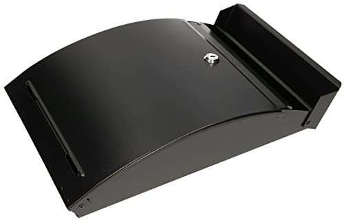 KOTARBAU® Brievenbus 340x245x75mm zwart mat formaat A-4 convex voor kranten vluchtbladen - Afbeelding 6