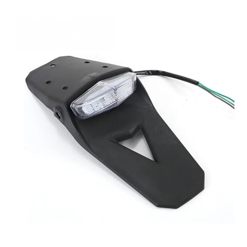 Feu arrière LED universel moto feu stop de garde-boue pour moto cross et enduro