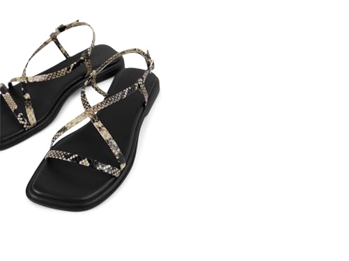 Vagabond Women's Izzy Snake Sandals Flat2