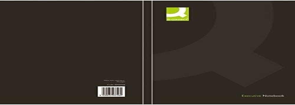 Q-Connect Hardback Wirebound Book, A5, Black, Pack Of 3 - View #6