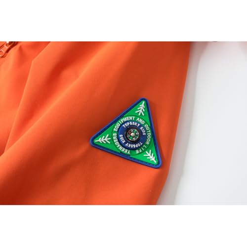 Boys Rain Jacket with Detachable Hood Lightweight Raincoats for Kids4