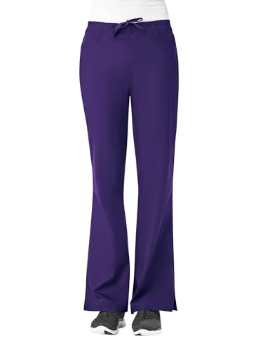 Maevn Women's Core Classic Flare Pants(Purple, Small)