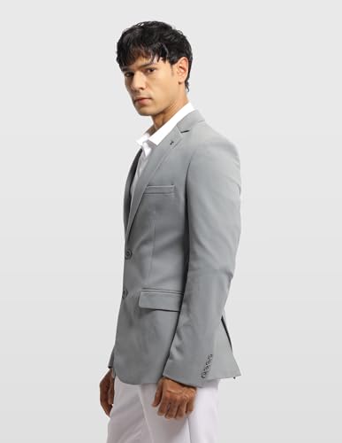 Image of Arrow Men's Textured Zero Calorie Slim Fit Blazer
