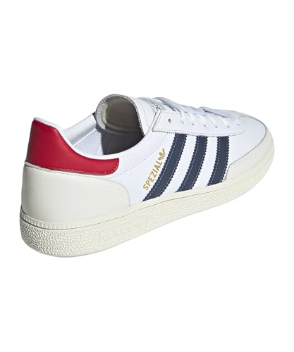 Image of adidas Handball Spezial Mens Shoes, Cloud White /Shadow Navy /Team Victory Red, Size 13