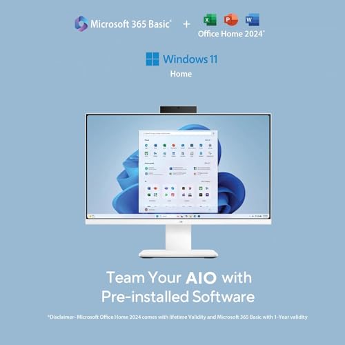 Image of ASUS AiO V470,13th Gen Intel Core i3-1315U, 27 inch FHD,100Hz,All-in-One PC(8GB RAM /512GB SSD /Windows 11 /Office 24 /Retractable Camera /Wireless Keyboard & Mouse /M365 Basic (1Year)*) V470VAB-KWPE001WS
