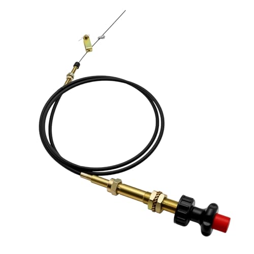 6FT Adjustable Lock Throttle Cable Compatible with Vernier Adjustable Locking Cable 6-Foot Used for Dump Truck, Tractors,Trailers and More, for Household and Industrial Replace for VCGTX06