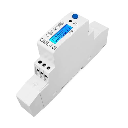 Compteur d'énergie monophasé 45A rail DIN sous-compteur électrique 220V 50Hz avec RS485