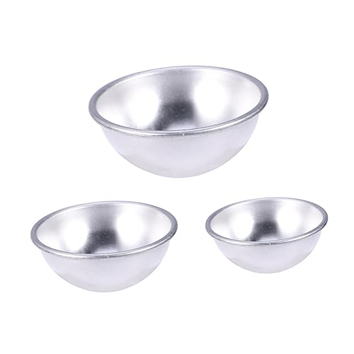 FUNOMOCYA 6 Piezas Molde para Pudding de Media Esfera Diy Molde para Hornear Postres de para Tartas Mousse y Chocolate Reutilizable para Decoraciones Creativas