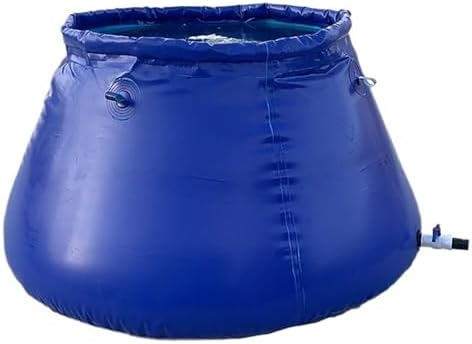 Emergency Water Storage Bag 2000L - 0.2-5Ton Large Capacity Collapsible Rainwater Collection System with Tap, Outdoor Water Transfer Reservoir, Durable and Portable