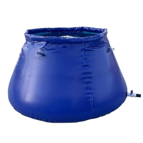 Esta bolsa de almacenamiento de agua de emergencia – Bolsa de transferencia de gran capacidad con grifo, recogida de agua de lluvia plegable para uso en exteriores