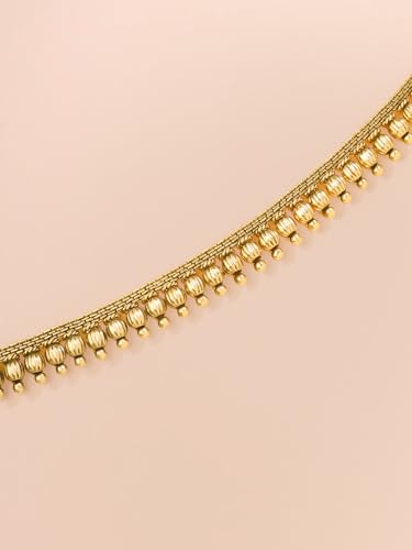 Image of Yellow Chimes | Kamarbandh for Women and Girls | Traditional Gold Plated Kamarband | Thin Saree Wedding Waist Chain | Birthday Gift