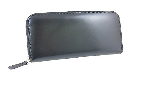 馬革コードバン ラウンドファスナー長財布