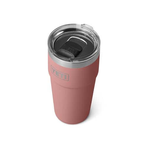 Image of YETI Rambler 20 oz Stackable Tumbler, Stainless Steel, Vacuum Insulated with MagSlider Lid