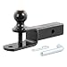 CURT 45009 3-in-1 ATV Hitch 2-Inch Ball, Clevis Pin, 5/8-Inch Hole, Fits 2" Receiver