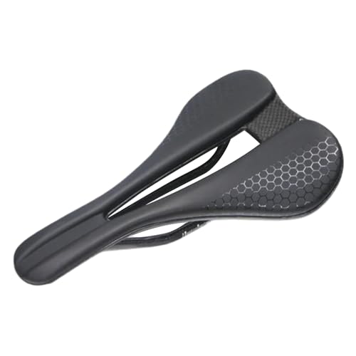 Asiento de bicicleta de carretera | Cojín para sillín de ciclismo, accesorios de bicicleta | Piezas de repuesto ergonómicas de fibra de carbono ancha, accesorios de ciclismo para hombres y mujeres