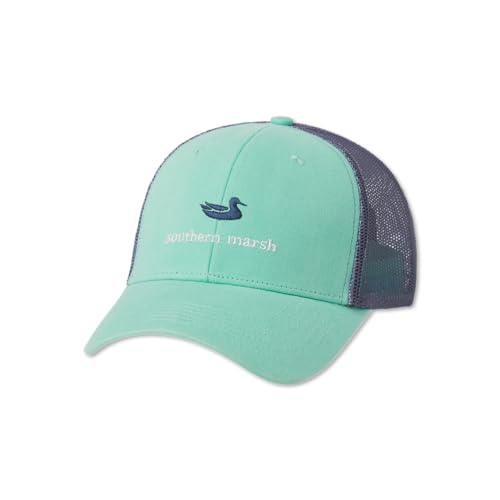 Southern Marsh Youth Trucker Hat - Classic Snapback, Bimini Green