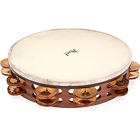 Bee様 /tambourineタンバリンブラウン×ベージュ/Mサイズラウン Amazon.com: Pearl Orchestral Tambourine German Silver