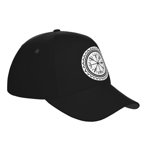 Viking Vegvisir Compass Baseball Hats for Men and Women - Classic Adjustable Hats3