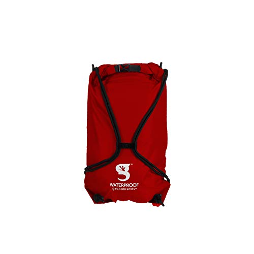 Image of geckobrands Embark 10L Drawstring Backpack - Waterproof, Lightweight Dry Bag for Beach, Hiking, and Light Water Activities