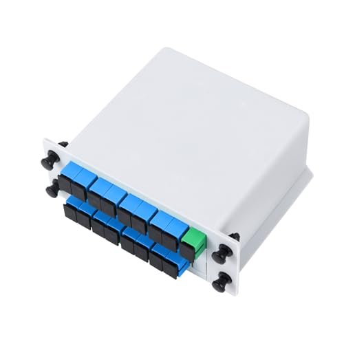 Répartiteur de fibre optique 1x16 SC/UPC en cassette pour boîtier et réseau LAN