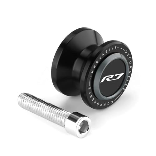 Deslizador de basculante M6 compatible con Yamaha YZF-R7 modelos 2022 y 2023 con tornillo 6mm 3