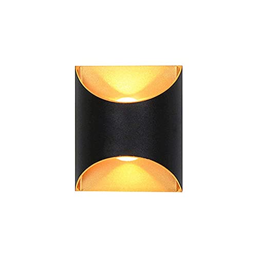 Lámpara de pared LED de 6W en aluminio dorado para iluminar con estilo tu dormitorio o salón