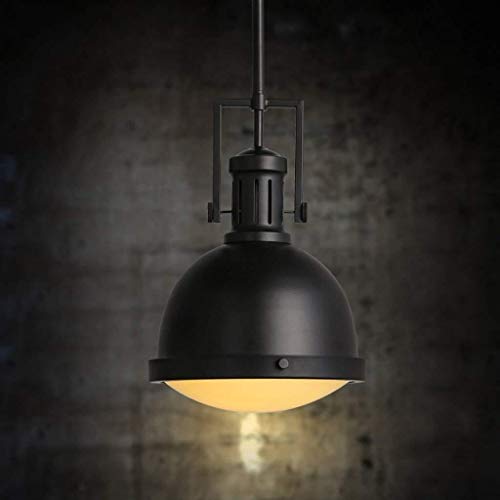 Lustre rétro rustique suspendu avec design géométrique simple pour restaurant