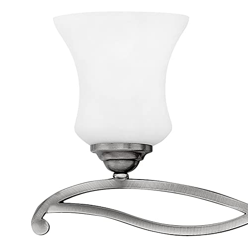 Hinkley Brooke Collection Five Light Bathroom Vanity Fixture, Antique Nickel Finish #TOP4