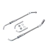 Eacam Ice Scratchers Kit Snowmobile Ice Scratchers Snowmobile Scratcher Kit Scratcher Set 2 Piece Metal Grip and Traction Control with Track Height 2 1 for All Snowmobiles E