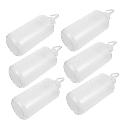 SOLUSTRE 6 Pack Plastic Rinse Pot Squeeze Bottles Wash Bottle for Use Refillable