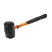 New Lon0167 25cm Long Featured Orange Good performance Handle reliable efficacy Rubber Mallet Hammer Tool(id:833 1e 13 882)