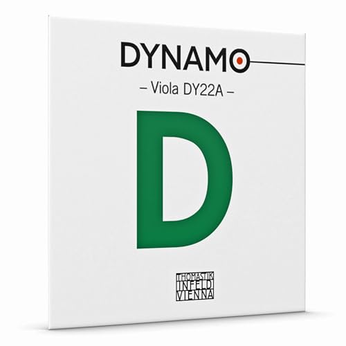 Thomastik Infeld Dynamo Viola Dストリング | シンセティックコア シルバー/クロム巻 プロヴィオラ弦 オーケストラと室内楽家向け | 振動長さ14.8インチ | DY22A | ウィーン製