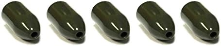 Interwebz 5 Pack 3/8 oz Tungsten Green Bullet Worm Weight for Bass Fishing Pitching and Flipping Sinker