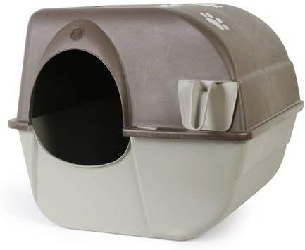 Omega Paw Roll 'N Clean Cat Litter Box, Large