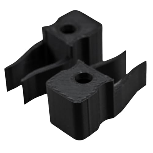 ULEIVA Tope de puerta corredera de repuesto de 2 unidades, color negro, compatible con IKEA Pax Hasvik Grimo 128866 (negro)