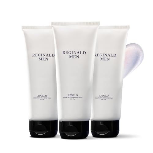 Image of Reginald Men Apollo - Hydrating Face & Beard Wash | Deep Clean, Acne & Tan Control with 8 Actives Face Wash|(pack of 3)|(300G)