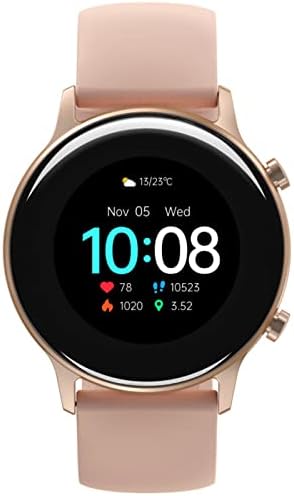Smart Watch UMIDIGI Urun S, Fitness Tracker with Blood Oxygen(SpO2) Monitor and Heart Rate Monitor for Women Men, 5ATM Waterproof Smartwatch, Step Counter, Sleep Monitor for iPhone Samsung and Android