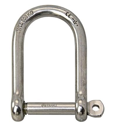 Grillete Wichard ancho 8mm d'acier pour le gréement de bateau