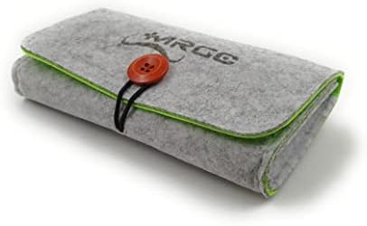 MRGC Felt Soft Case Carrying Bag for PSP 1000 / PSP 2000 / PSP 3000 / Nintendo 2DS XL - Portable Travel Case, Protective Pouch for Handheld Retro Game Console (Grey)