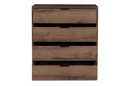 konsimo Schubkastenkommode Mero Kommode mit Schubladen,Holztextur,Zeitloses Design konsimo Schubkastenkommode Mero Kommode mit Schubladen,Holztextur,Zeitloses Design