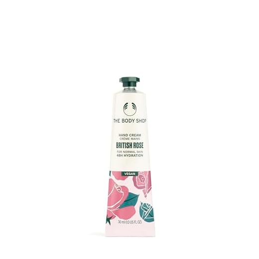 The Body Shop British Rose Petal Soft Hand Cream, 30ml